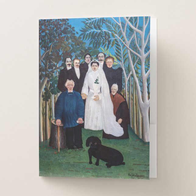 Henri Rousseau - The Wedding Party Pocket Folder (Front)