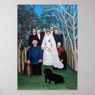 Henri Rousseau - The Wedding Party Poster