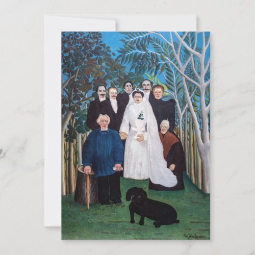 Henri Rousseau _ The Wedding Party Thank You Card