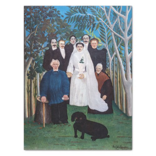 Henri Rousseau _ The Wedding Party Tissue Paper