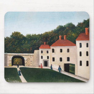 Henri Rousseau - Walkers in a Park Mouse Pad