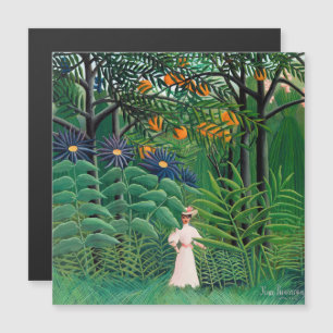 Henri Rousseau - Woman Walking in an Exotic Forest