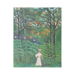 Henri Rousseau - Woman Walking in an Exotic Forest Gallery Wrap
