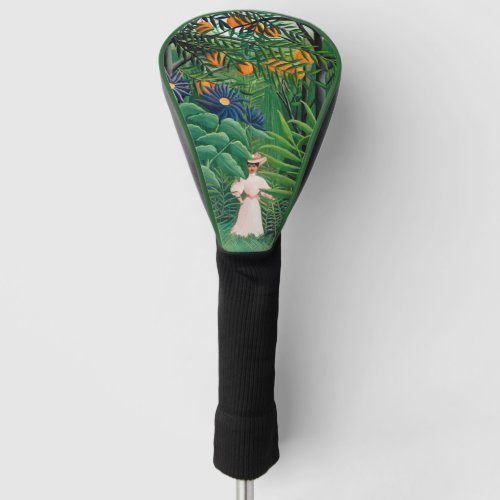 Henri Rousseau _ Woman Walking in an Exotic Forest Golf Head Cover