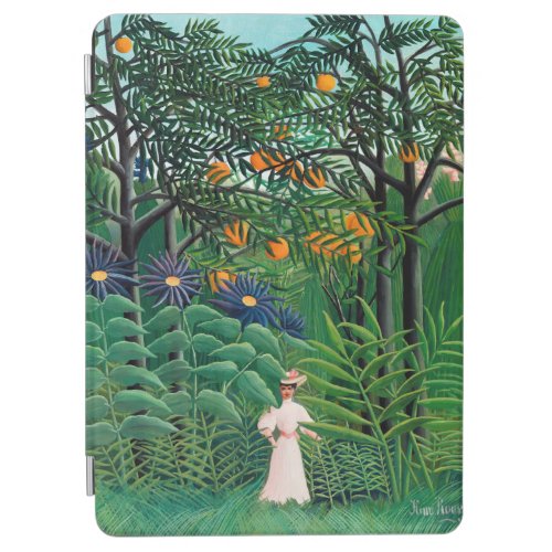 Henri Rousseau _ Woman Walking in an Exotic Forest iPad Air Cover