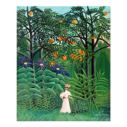 Henri Rousseau - Woman Walking in an Exotic Forest Photo Print
