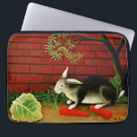 Henri Rousseau's painting, Rabbit, Laptop Sleeve<br><div class="desc">Henri Rousseau's famous painting, Rabbit.</div>