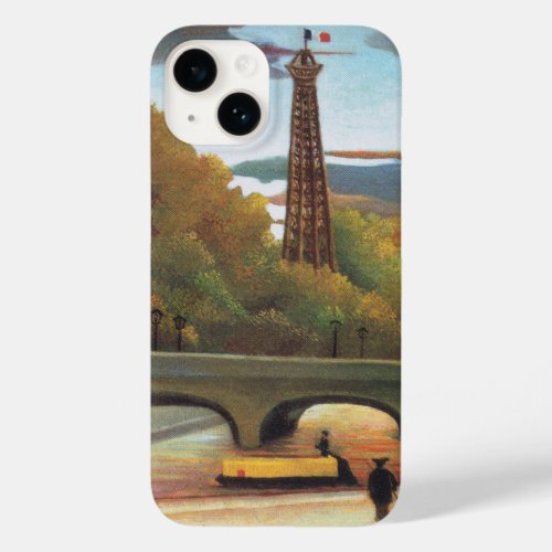Henri Rousseaus Seine and Eiffel_tower in the sun Case_Mate iPhone 14 Case