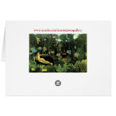 Henri Rousseau's The Dream (1910) (Back Horizontal)