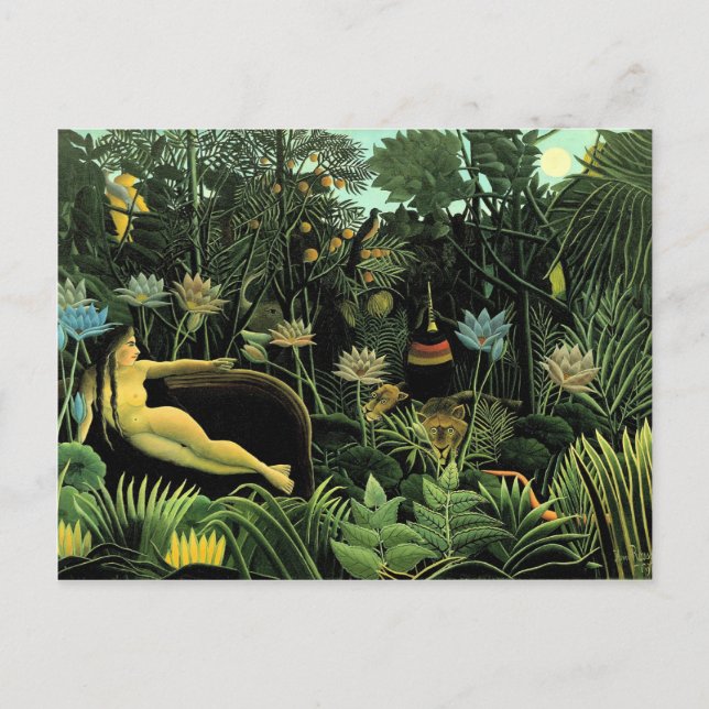 Henri Rousseau's The Dream (1910) Postcard (Front)