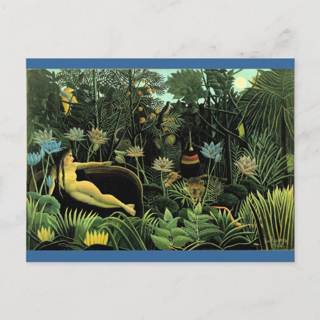 Henri Rousseau's The Dream (1910) Postcard (Front)