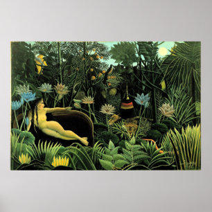 Henri Rousseau's The Dream (1910) Poster