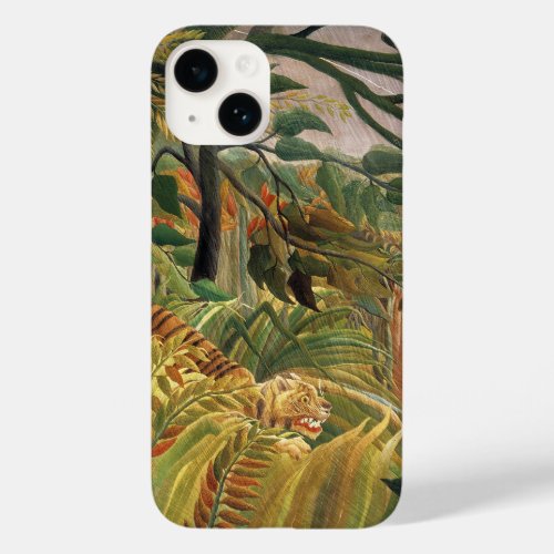 Henri Rousseaus Tiger in a Tropical Storm  Case_Mate iPhone 14 Case