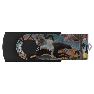 Henri Rousseau's War (La Guerre) USB Flash Drive