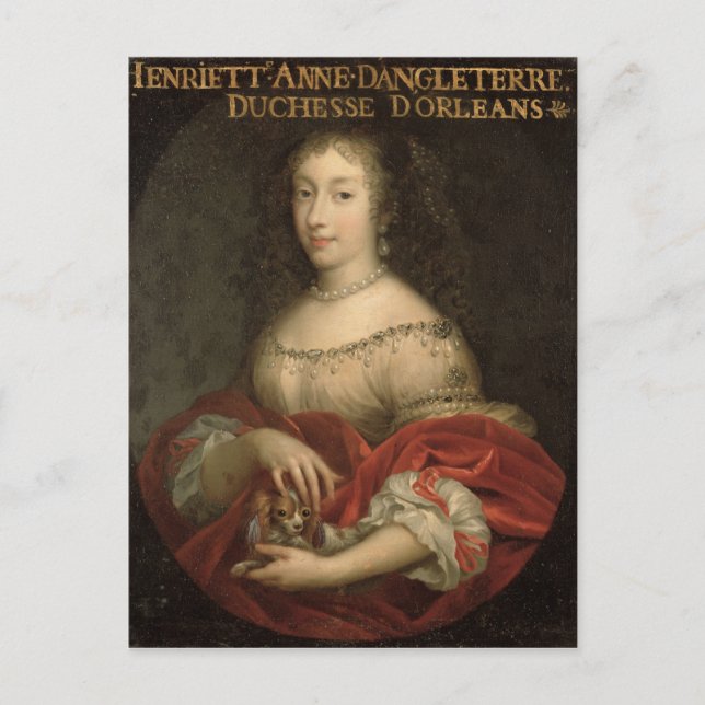 Henrietta Anne  Duchess of Orleans Postcard (Front)