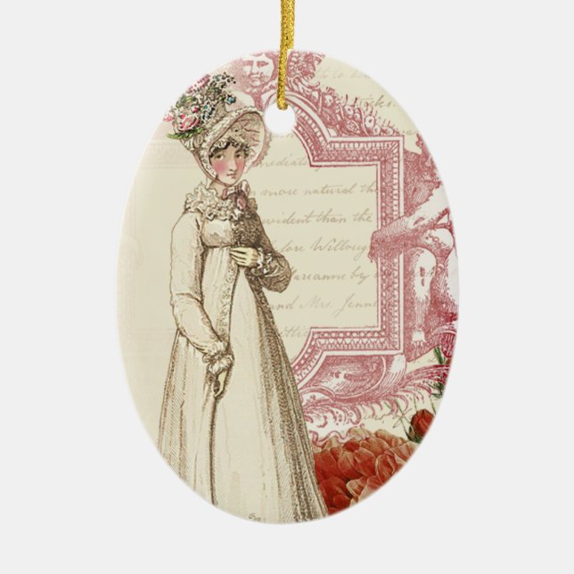 Henrietta Ceramic Ornament (Front)