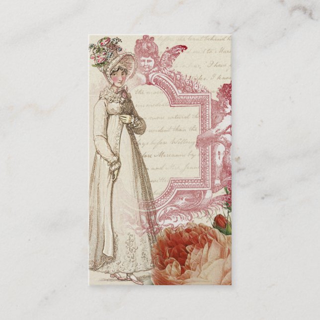 Henrietta, gold, calling card (Front)