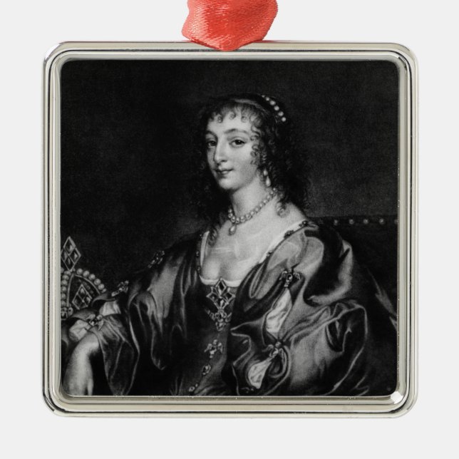 Henrietta Maria Metal Ornament (Front)