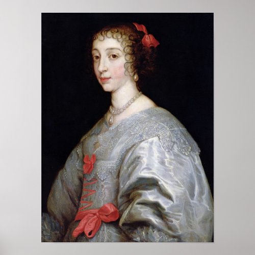 Henrietta_Maria of France Poster