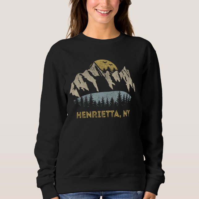 Henrietta New York Mountain Sunset Sunrise NY Sweatshirt (Front)