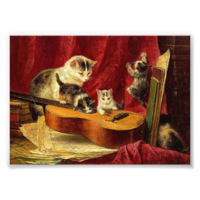 Henriëtte Ronner-Knip Making Music Photo Print (Front)