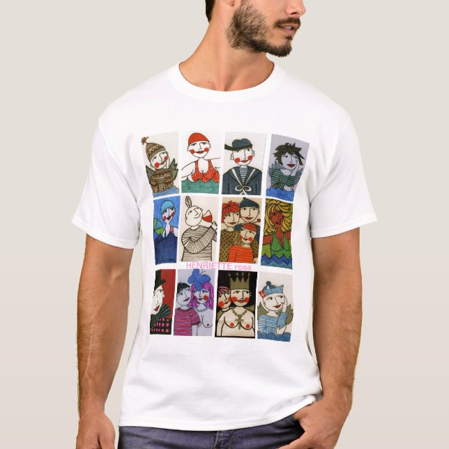 Henriette rosa T-Shirt (Front)