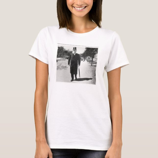 Henrik Ibsen (1828-1906) in Oslo, 1896 (b/w photo) T-Shirt (Front)