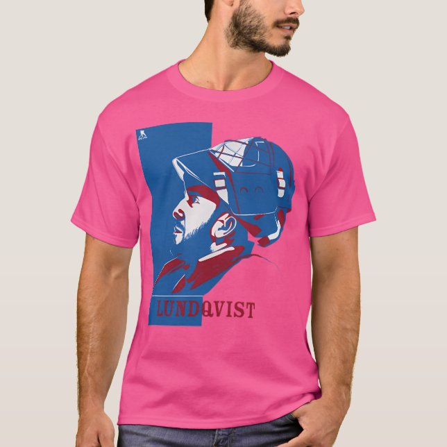 Henrik Lundqvist New York R Vector T-Shirt (Front)