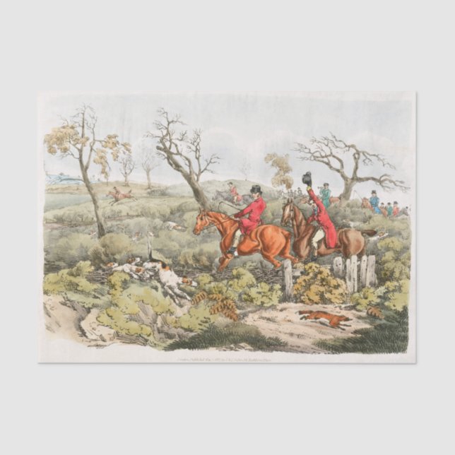 Henry Alken | Fox Hunting Tissue Paper (Front)