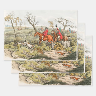 Henry Alken   Fox Hunting Wrapping Paper Sheets