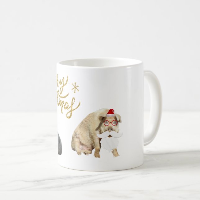 Henry and Eleanor in Disguise Merry Christmas Mug! Coffee Mug (Front Right)