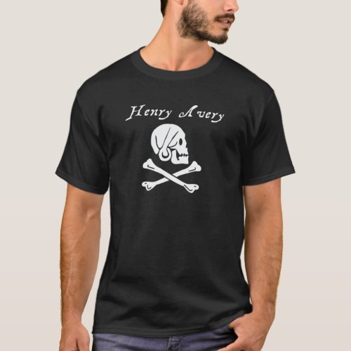 Henry Avery Pirate Flag T_shirts