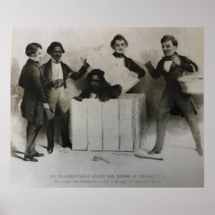 Henry "Box" Brown at Philadelphia Poster