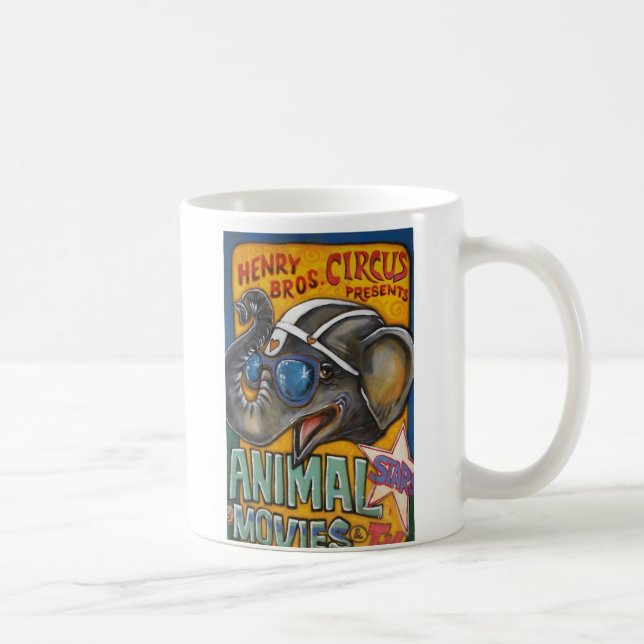Henry Bros Circus Poster Mug - Shorty the Elephant (Right)