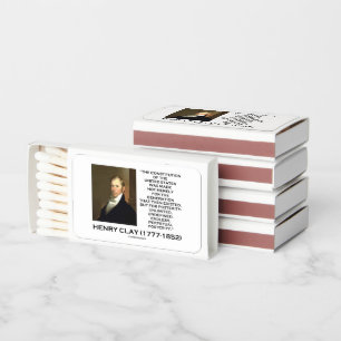 Henry Clay Constitution Of United States Posterity Matchboxes