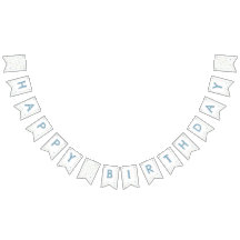 Henry Confetti Watercolor Dots Bunting Flag