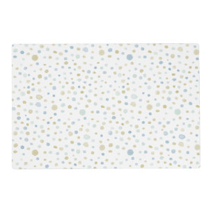 Henry Confetti Watercolor Dots Paper Placemats