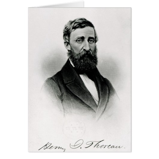 Henry David Thoreau Cards (Front)