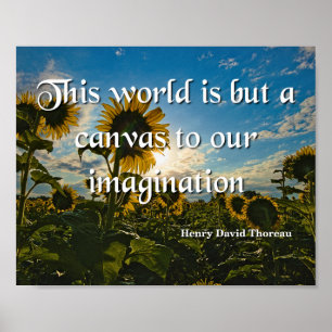 Henry David Thoreau, Imagination Poster
