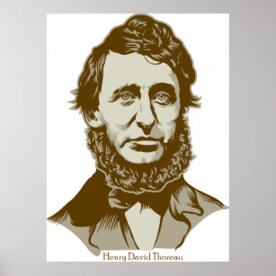 Henry David Thoreau Poster