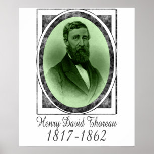 Henry David Thoreau Poster
