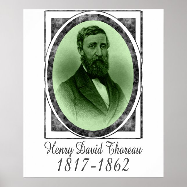 Henry David Thoreau Poster (Front)