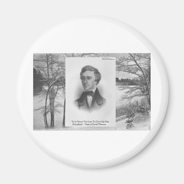 Henry David Thoreau Quote Magnet (Front)