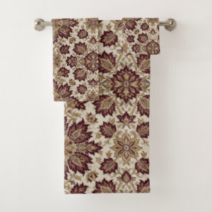 Henry Dearle Persian Floral Pattern Floral Design Bath Towel Set