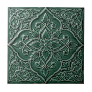 Henry Dearle Persian Floral Pattern Floral Design Ceramic Tile