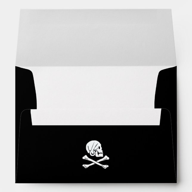 Henry Every Flag Pirate Flag Envelope (Back (Bottom))