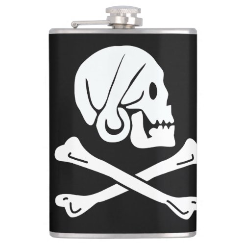 Henry Every Flag Pirate Flag Flask