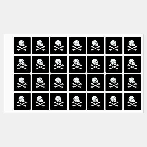 Henry Every Flag Pirate Flag Labels