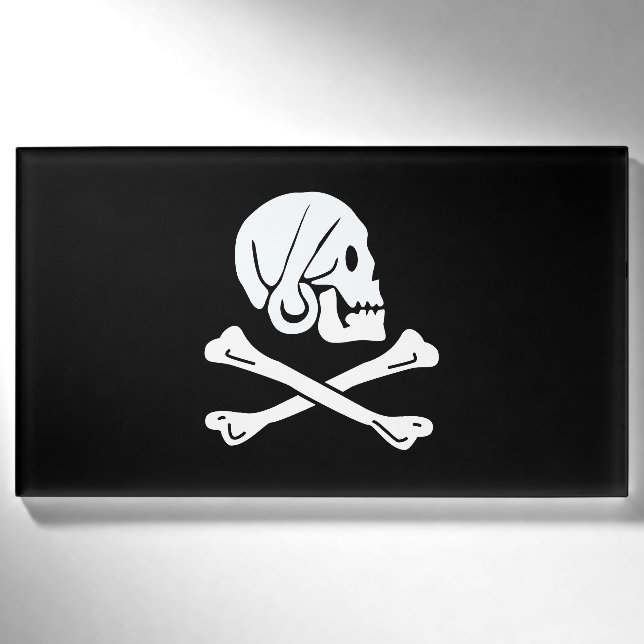 Henry Every Flag Pirate Flag Name Tag (Front)