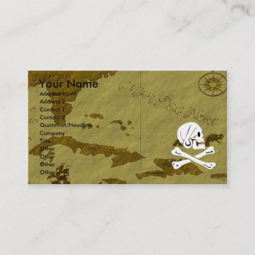 Henry Every Map #13 Business Cards